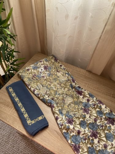 مخور+شيلة حرير هندي مخرم