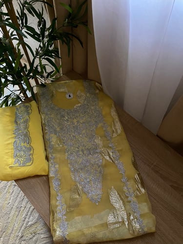 مخور بحريني قطعتين شيفون+بطانة