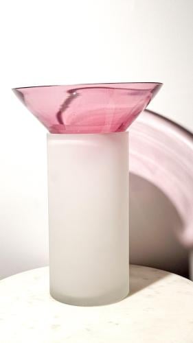 صحن تقديم وردي (طويل) - Pink Serving Plate (Long)