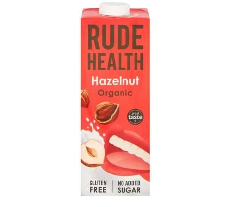 rude health-حليب البندق العضوي بدون سكر
