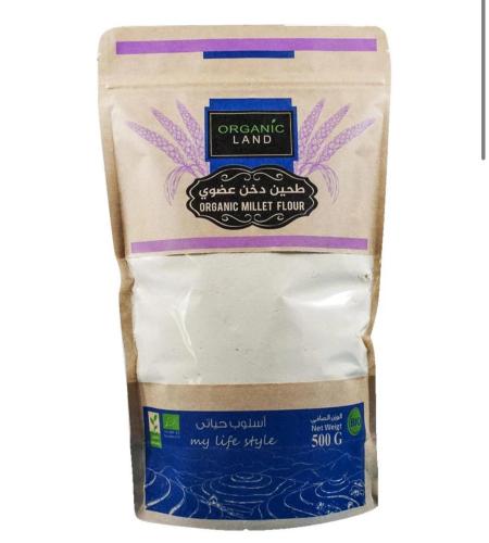 organic land-طحين دخن عضوي