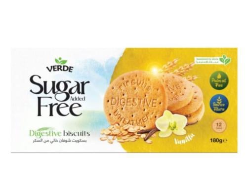 verde-بسكويت شوفان خالي من السكر