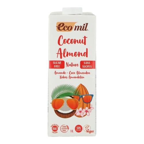 ecomil-حليب اللوز مع جوز الهند عضوي