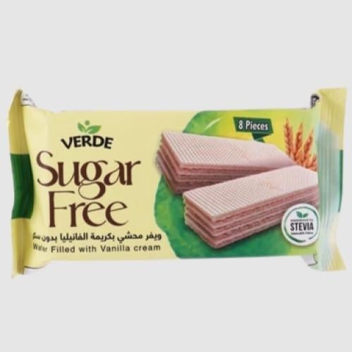 verde-ويفر محشي بكريمة الفانيليا بدون سكر