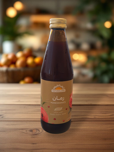 ارض الطبيعة - عصير رمان ، 330مل، العضوي 100٪