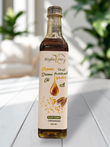Right Diet - زيت السمسم العضوي ، 500 مل