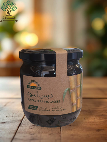 ارض الطبيعة-دبس أسود عضوي ،550 جم