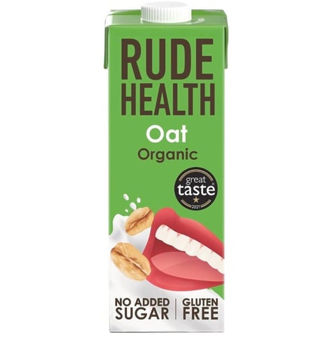 rude health-حليب الشوفان العضوي