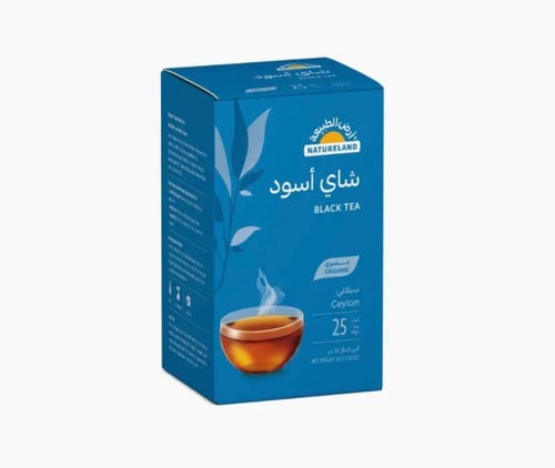 ارض الطبيعة-شاي اسود عضوي