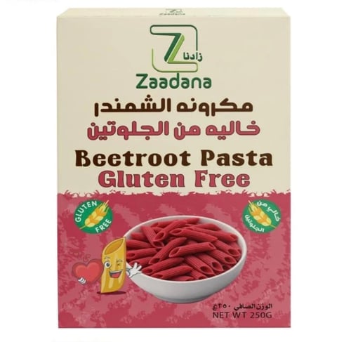 زادنا-مكرونه الشمندر خالية من الجلوتين