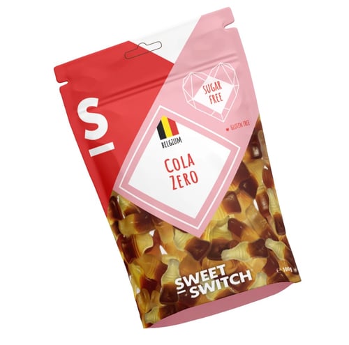 sweet switch-حلوى جيلي كولا خالية من السكر