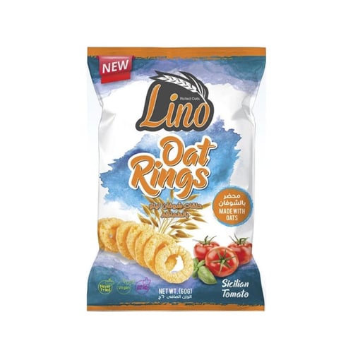 Lino-حلقات الشوفان بالطماطم