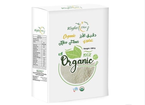 دقيق الارز عضوي -right diet