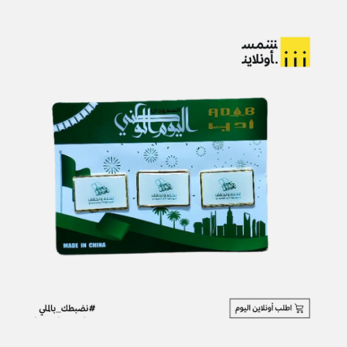 بروش اليوم الوطني مغناطيسي | نحلم وتحقق