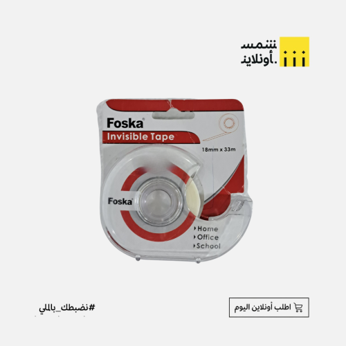 شريط لاصق شفاف مع قاعدة 18*33 | MG