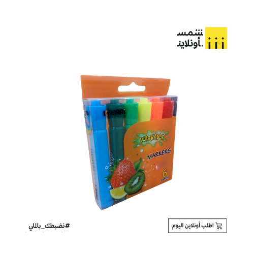 6 ألوان فواكة ضخم