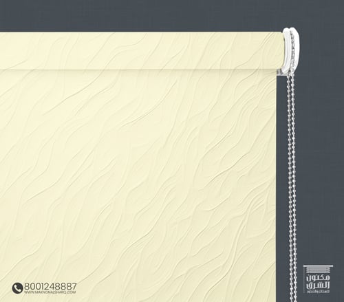 ستائر رول بلس بلاك اوت قماش رمادي BC-1020