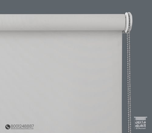 ستائر رول بلس بلاك اوت رمادي BN-1008