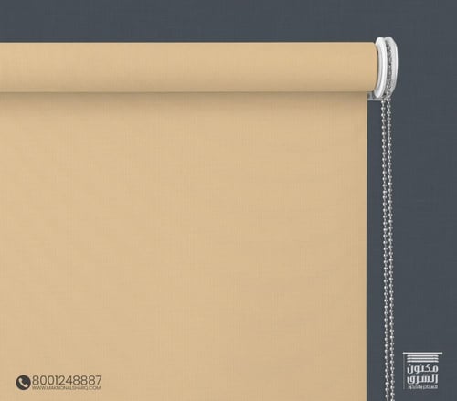 ستائر رول بلس بلاك اوت بيج BV-1003