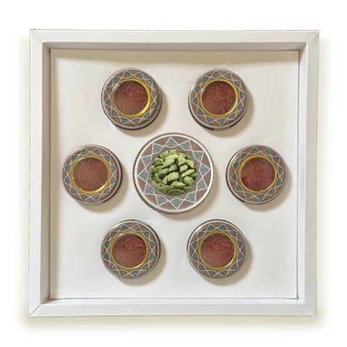 زعفران سوبر نقيل 6 عبوات + اوقية هيل