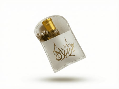 (( مسك اسباني )) بظرف جلدي 10 توزيعات