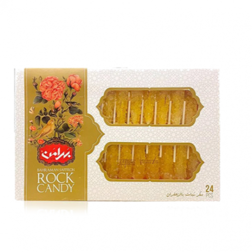 اعواد سكر نبات بالزعفران - 24 عود