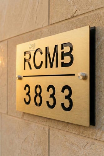 لوحة عنوان وطني افقي ستيل