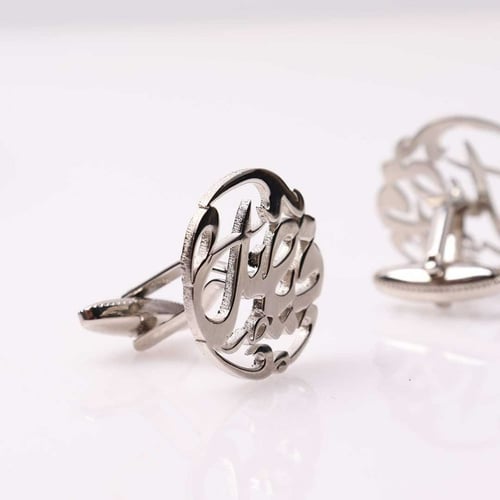 كبك رجالي بالاسم بخط ديواني دائري