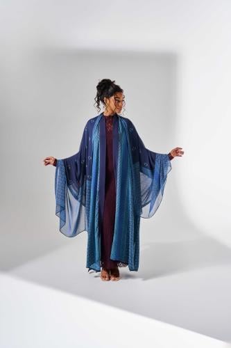 Indigo lines Printed