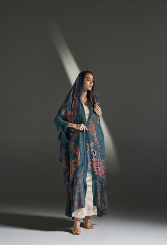 Scroll dark teal