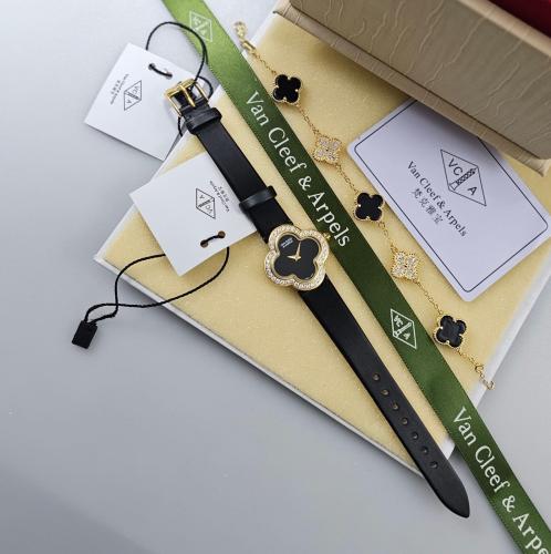 طقم فان كليف ( سوارة ، ساعة )