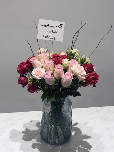 فازة ورد كلاسيك