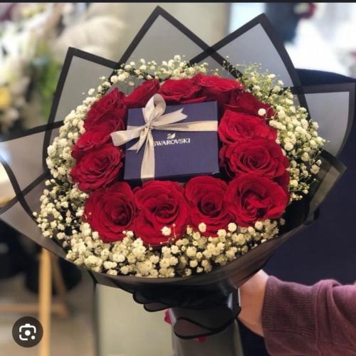 سلسال الفراشة من سوارفسكي