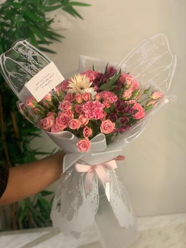 باقه ورد فراشه الهبه