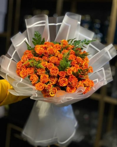 بوكيه ورد بيبي روز اورنج