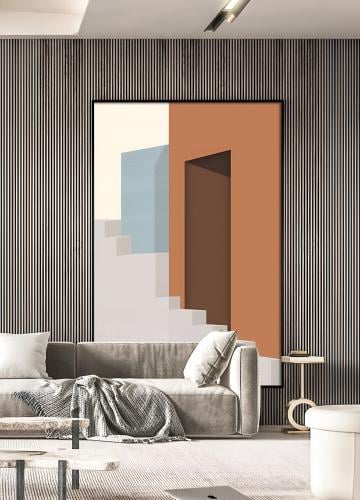 لوحة جدارية كانفس مع اطار خارجي مميز - TG34001