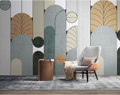 ورق جدران بتصميم هندسي TT2403-42821