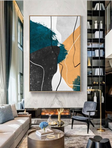 لوحة جدارية كانفس مع اطار خارجي مميز - TG32045