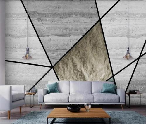 ورق جدران بتصميم الرخام بمقاس العرض 4 متر × الإرتف...