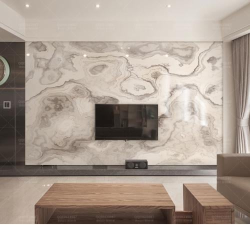 ورق جدران بتصميم الرخام بمقاس العرض 4 متر × الإرتف...