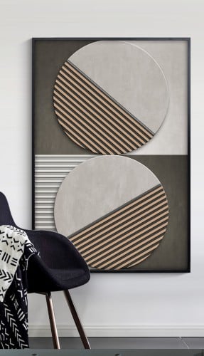 لوحة جدارية كانفس مع اطار خارجي مميز - TG3112124