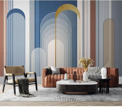 ورق جدران بتصميم هندسي TT2403-29326