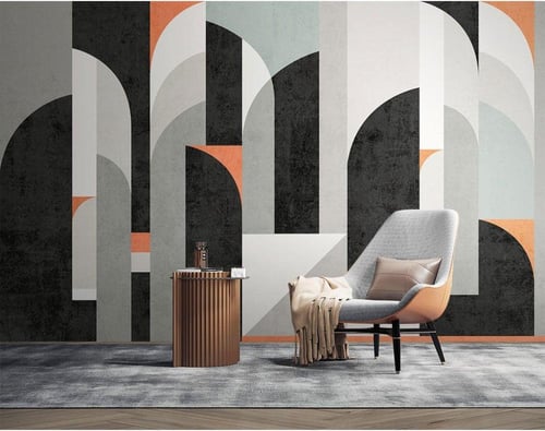 ورق جدران بتصميم أقواس هندسية TT2403-19222