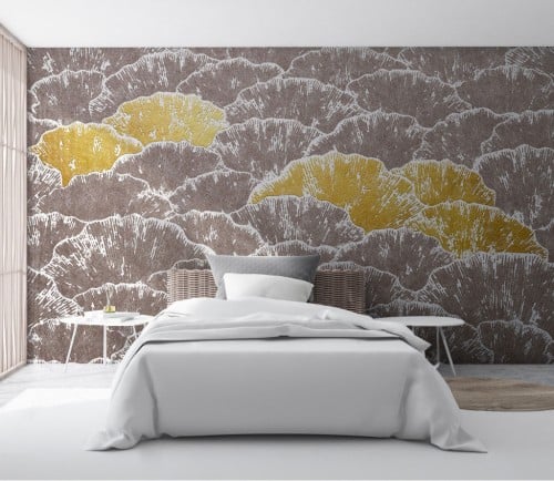 ورق جدران بتصميم الفن المائي - TT240326