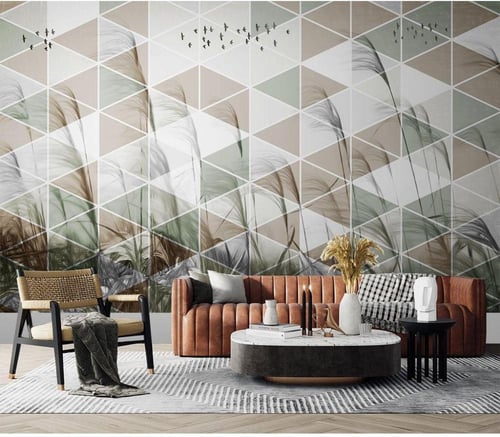 ورق جدران بتصميم أقواس هندسية TT2403-19221