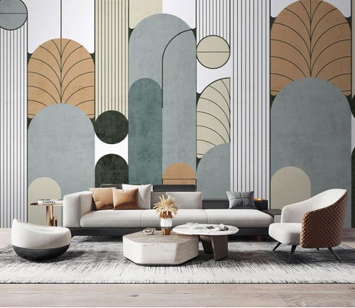 ورق جدران بتصميم هندسي TT2403-42821