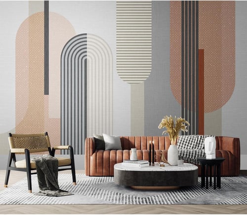 ورق جدران بتصميم هندسي TT2403-18504