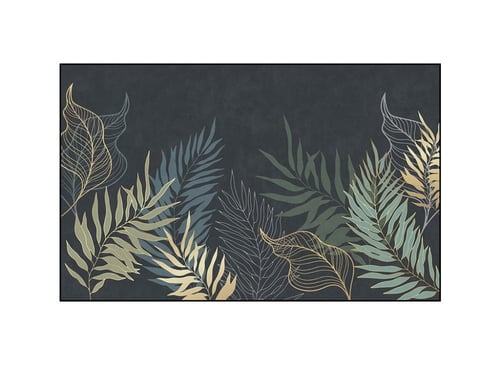 ورق جدران بتصميم الأوراق العتيقة TT2402-8491