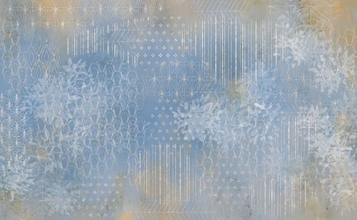 ورق جدران بتصميم الفن المائي - TT240321