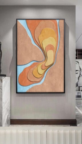 لوحة جدارية كانفس مع اطار خارجي مميز - TG3112203